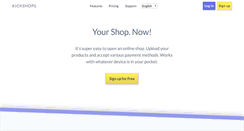 Desktop Screenshot of kickshops.com